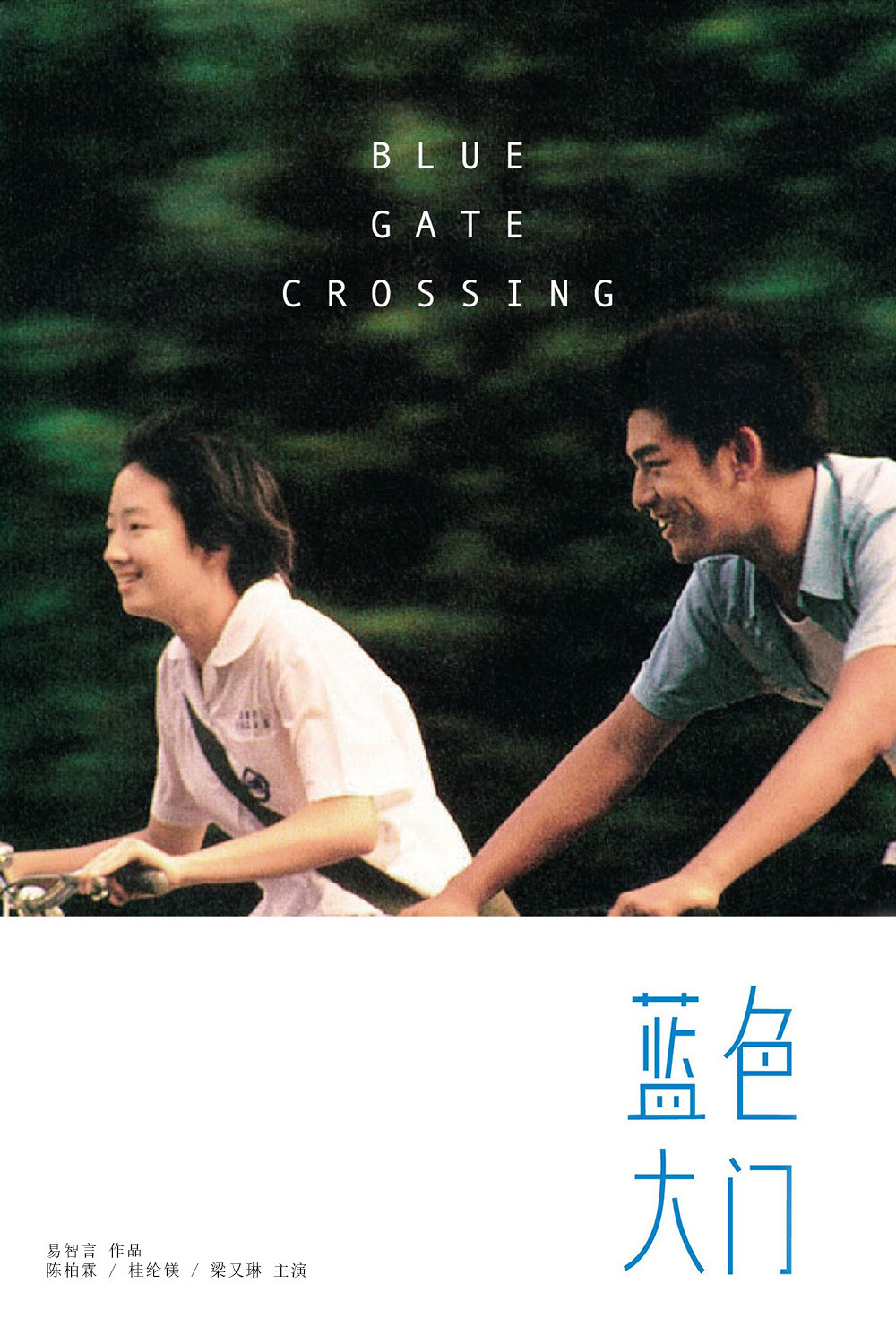 蓝色大门电影海报